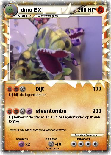 Pokemon dino EX