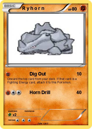 Pokemon R y h o r n