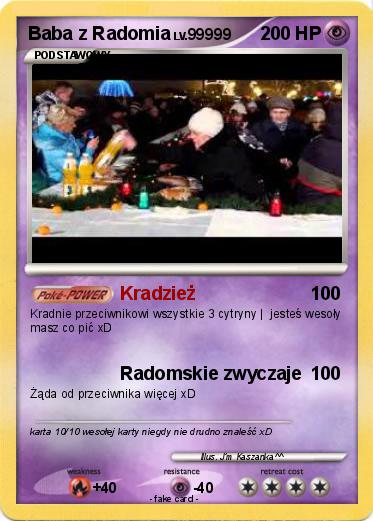 Pokemon Baba z Radomia