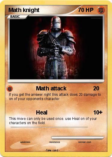 Pokemon Math knight