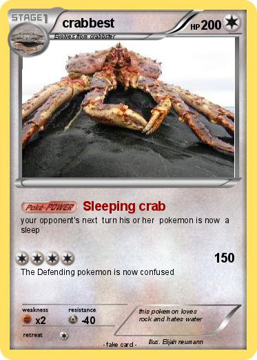 Pokemon crabbest