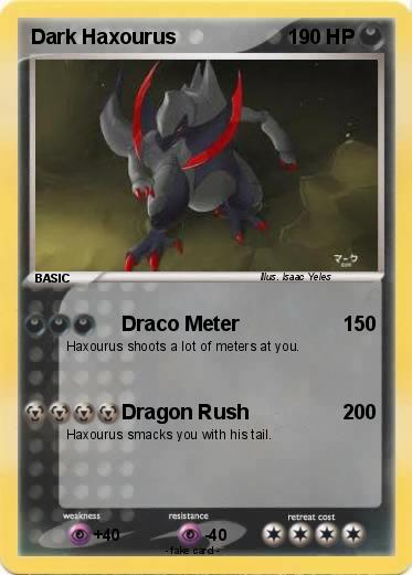 Pokemon Dark Haxourus