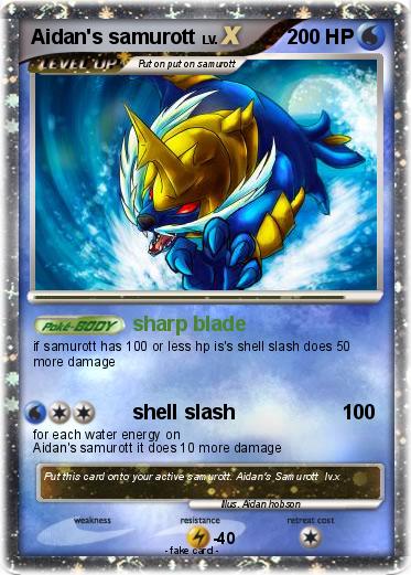 Pokemon Aidan's samurott