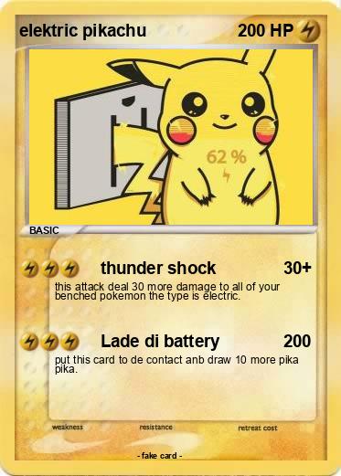 Pokemon elektric pikachu