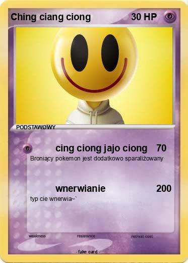Pokemon Ching ciang ciong