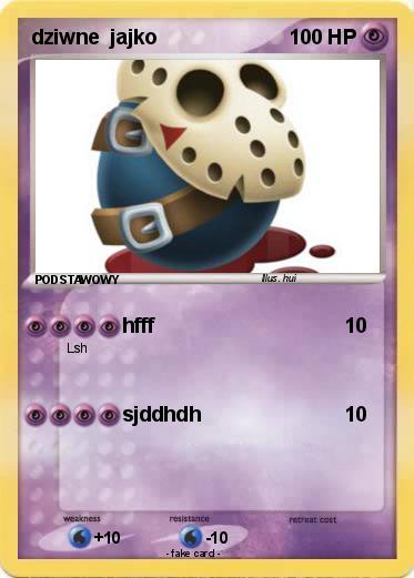 Pokemon dziwne  jajko