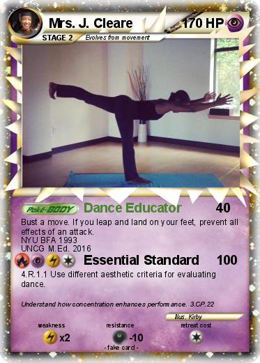 Pokemon Mrs. J. Cleare