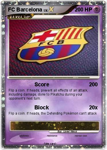 Pokemon FC Barcelona