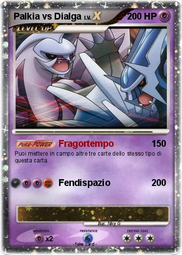 Pokemon Palkia vs Dialga