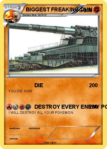 Pokemon BIGGEST FREAKING GUN