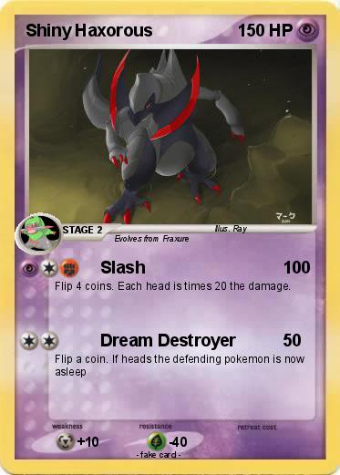 Pokemon Shiny Haxorous