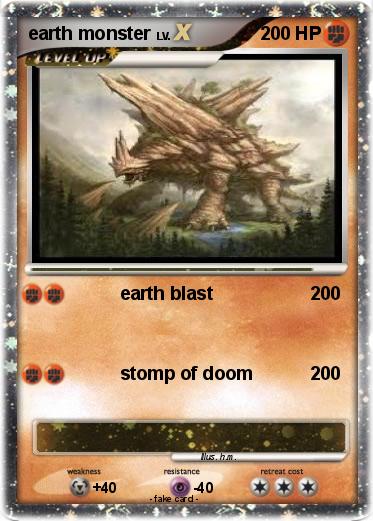 Pokemon earth monster