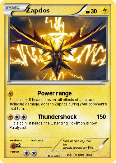 Pokemon Zapdos