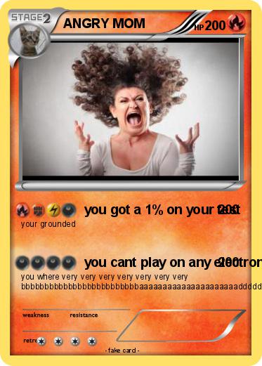 Pokemon ANGRY MOM