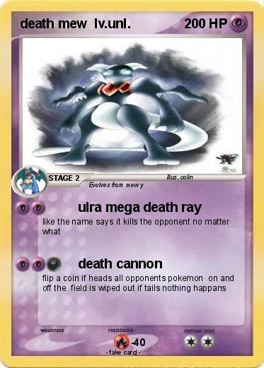 Pokemon death mew  lv.unl.