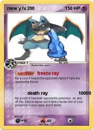 Pokemon mew y lv.200