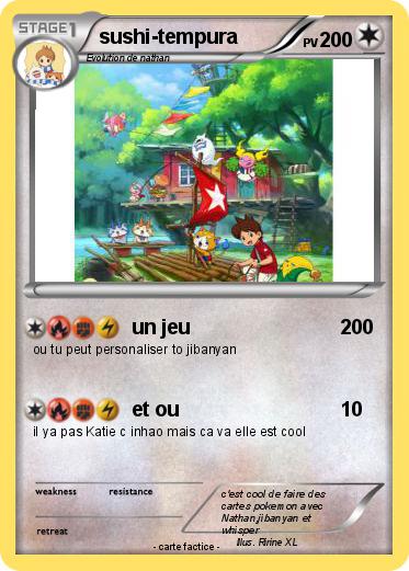 Pokemon sushi-tempura