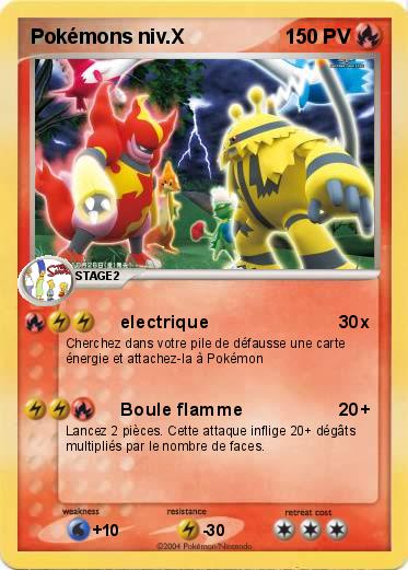 Pokemon Pokémons niv.X