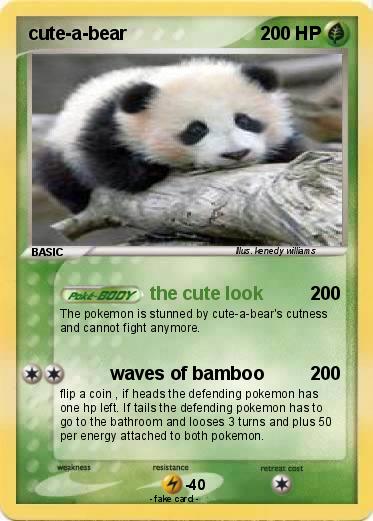 Pokemon cute-a-bear