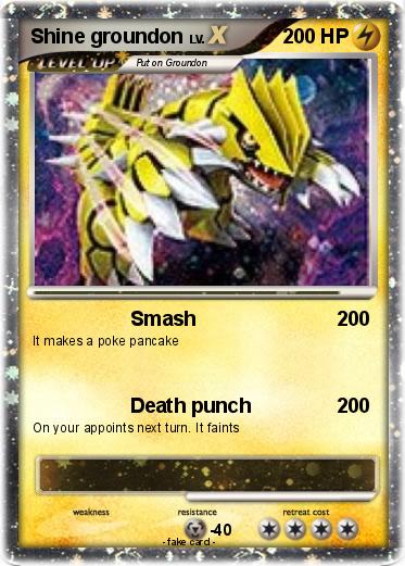 Pokemon Shine groundon
