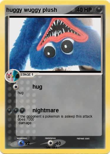 Pokemon huggy wuggy plush