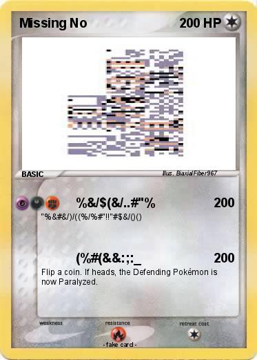 Pokemon Missing No