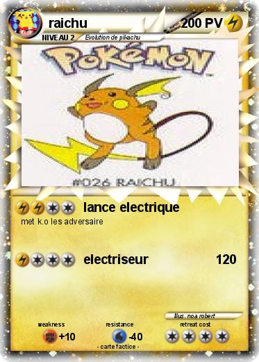 Pokemon raichu
