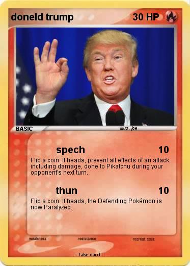 Pokemon doneld trump