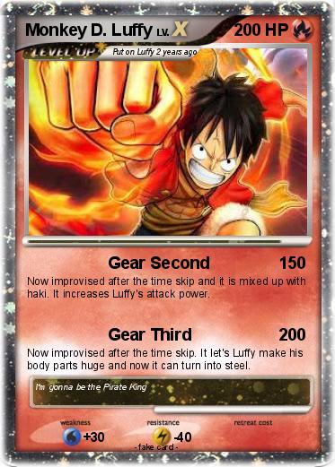 Pokemon Monkey D. Luffy