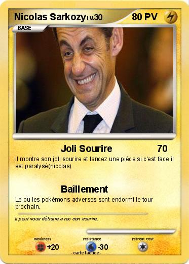 Pokemon Nicolas Sarkozy