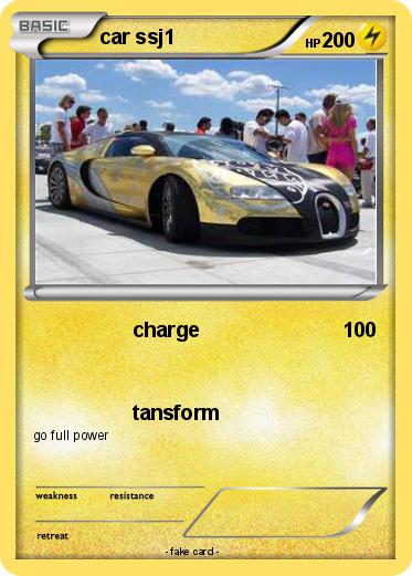Pokemon car ssj1
