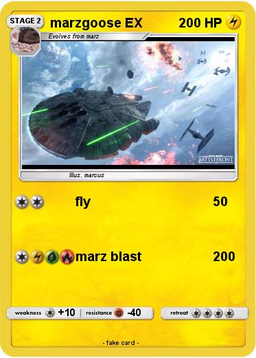 Pokemon marzgoose EX