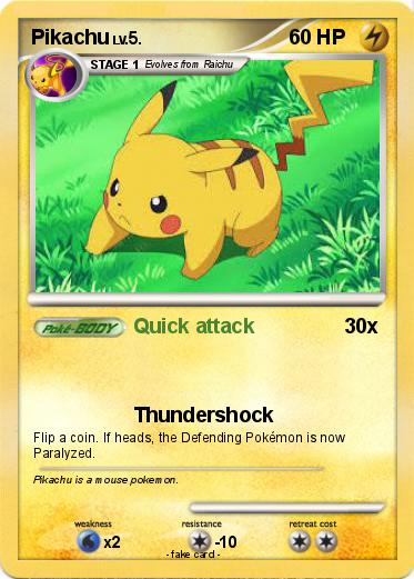 Pokemon Pikachu