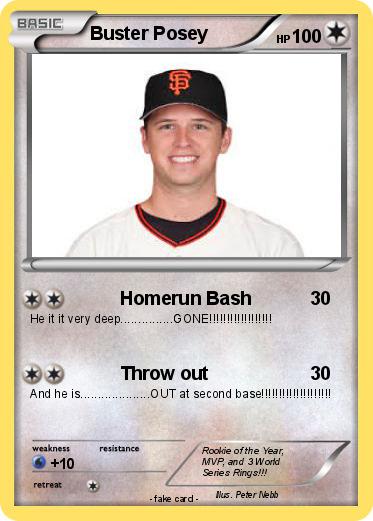 Pokemon Buster Posey