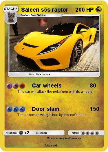Pokemon Saleen s5s raptor