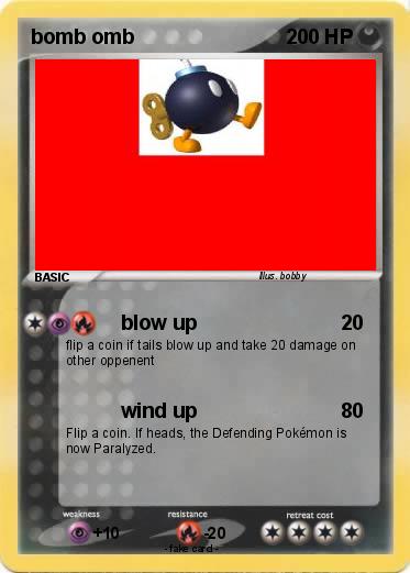 Pokemon bomb omb