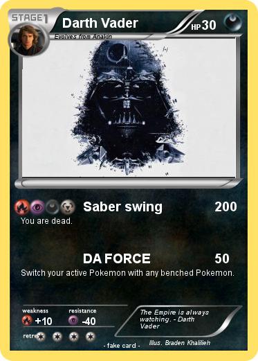 Pokemon Darth Vader