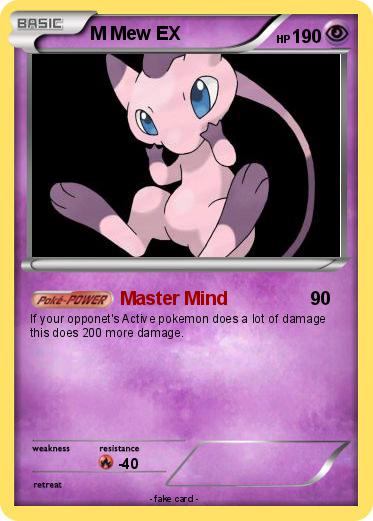 Pokemon M Mew EX