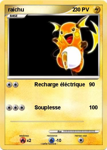 Pokemon raichu                                 2