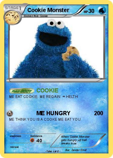 Pokemon Cookie Monster