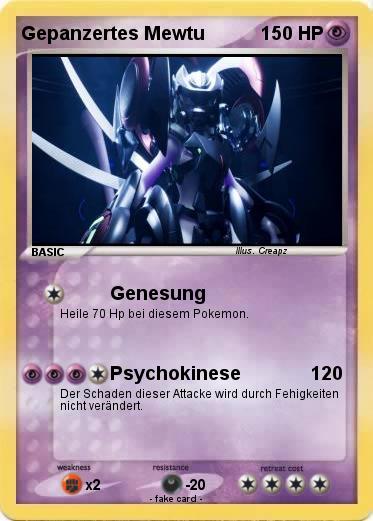Pokemon Gepanzertes Mewtu