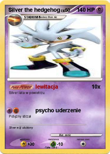 Pokemon Silver the hedgehog