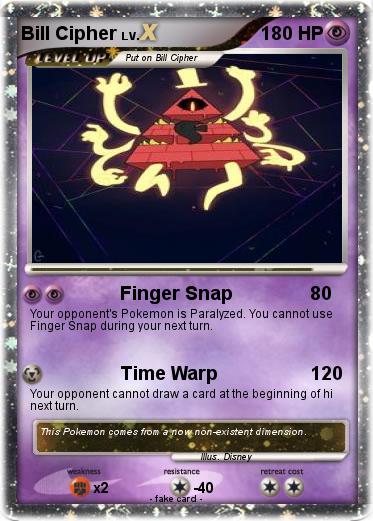 Pokemon Bill Cipher