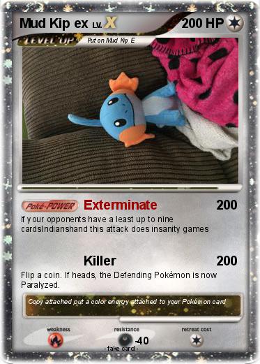 Pokemon Mud Kip ex