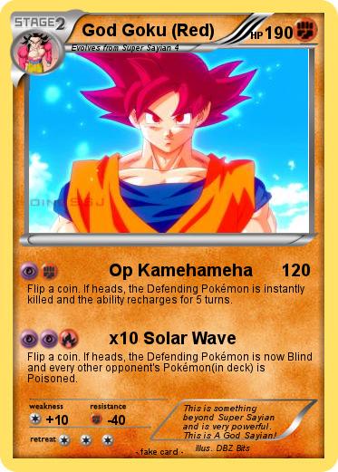 Pokemon God Goku (Red)