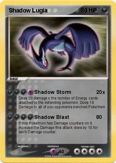 Pokemon Shadow Lugia