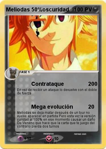 Pokemon Meliodas 50%oscuridad