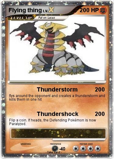 Pokemon Flying thing