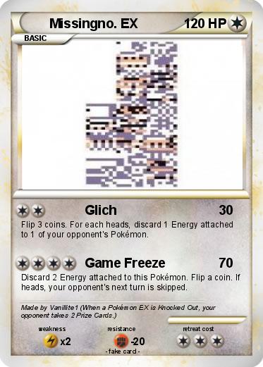 Pokemon Missingno. EX