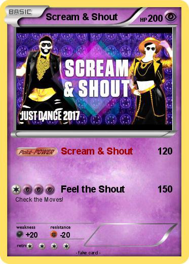 Pokemon Scream & Shout